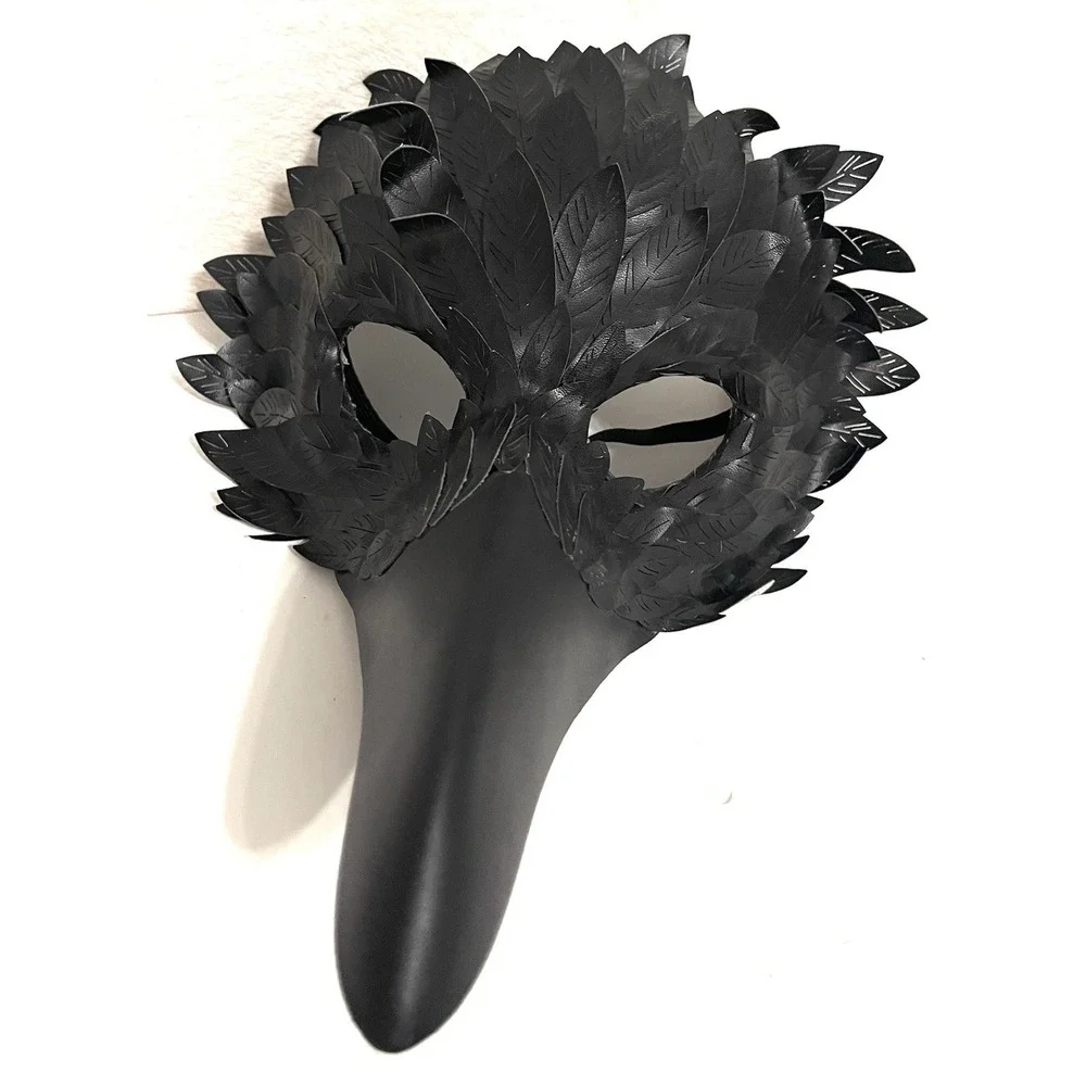 Spirit Halloween Adult Crow Raven Costume Masquerade Mask One Size Head Strap